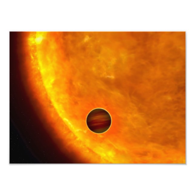 Impression Photo Une planète de taille Jupiter (Devant)