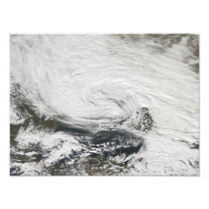 Impression Photo Une tempête au-dessus de la mer Noire et de la mer