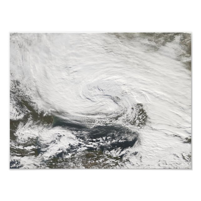 Impression Photo Une tempête au-dessus de la mer Noire et de la mer (Devant)