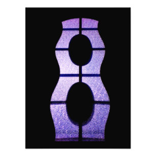 Impression Photo Une vision violette