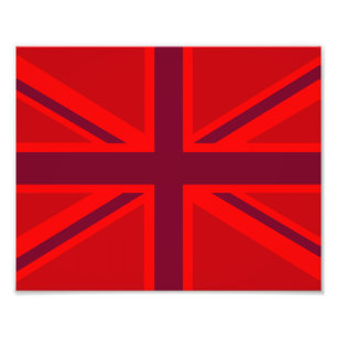 Impression Photo Union Jack rouge