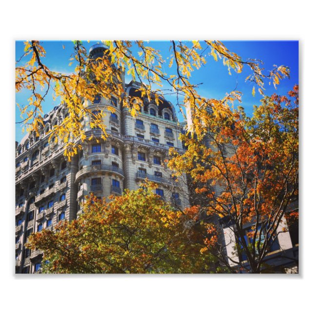 Impression Photo Upper West Side Appartement Building Broadway NYC (Devant)