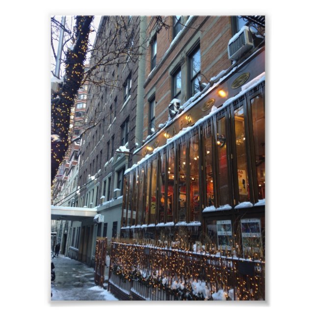 Impression Photo Upper West Side Icicles New York City Winter NYC (Devant)