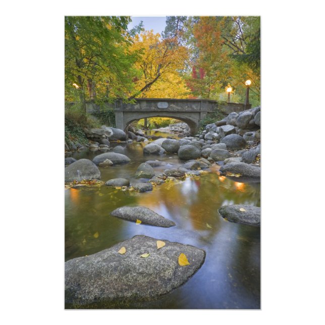 Impression Photo USA, Oregon, Ashland, Lithia Park. Automne (Devant)