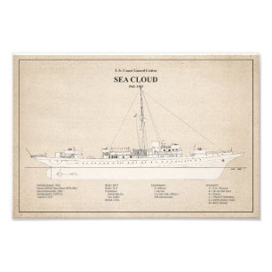 Impression Photo USCG Cutter Sea Cloud wpg-284 - SBD