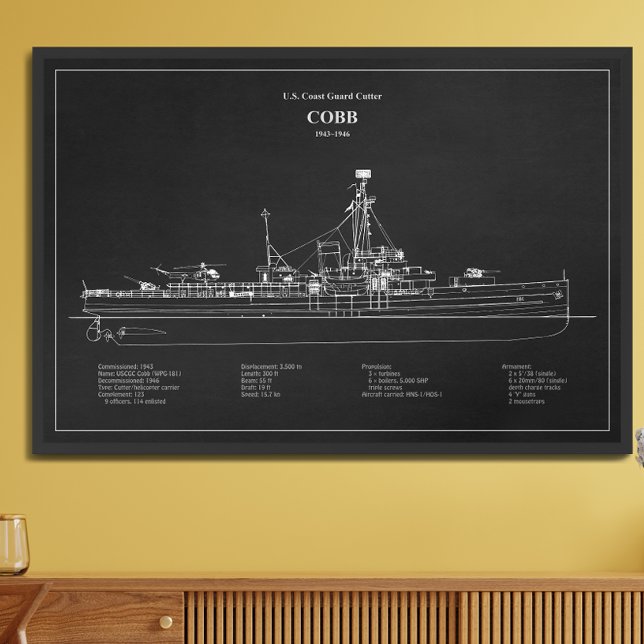 Impression Photo USCGC Cobb wpg-181 - PD (Créateur téléchargé)