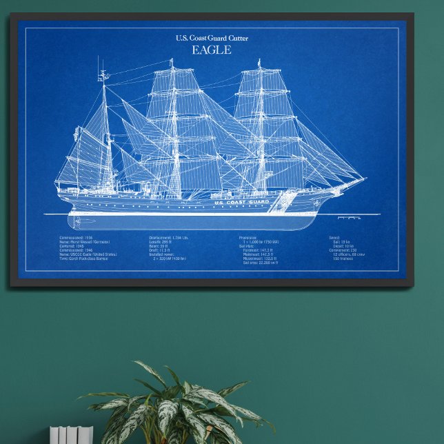 Impression Photo USCGC Eagle wix-327 - ABD (Créateur téléchargé)