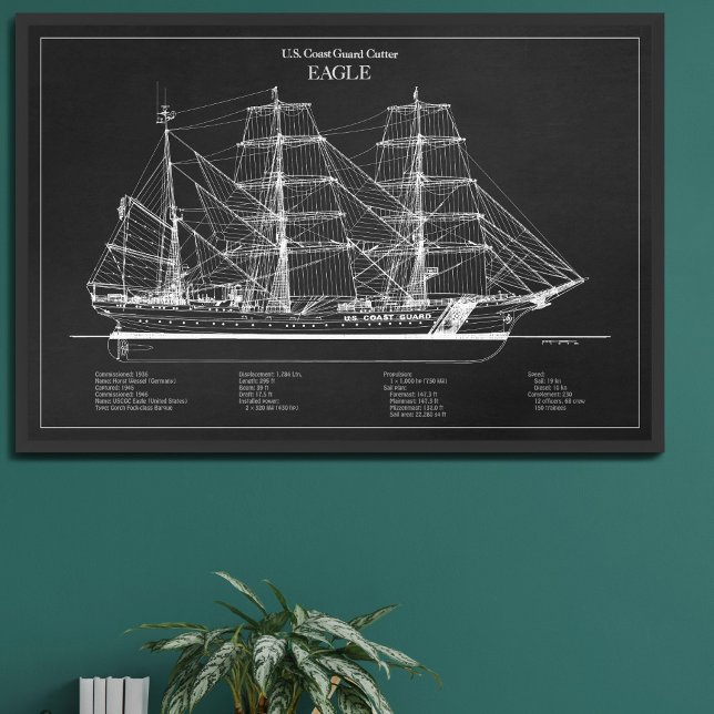 Impression Photo USCGC Eagle wix-327 - PD (Créateur téléchargé)