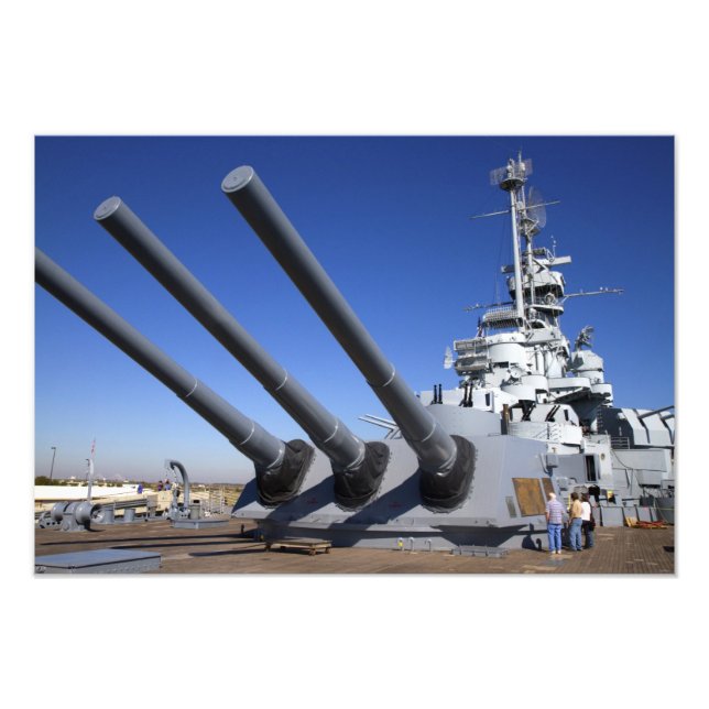 Impression Photo USS Alabama Cuirassé à la mémoire de Battleship 2 (Devant)
