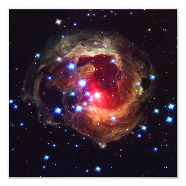 Impression Photo V838 Monocerotis Star (télescope Hubble) (Devant)