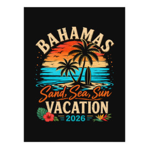 Impression Photo Vacances Bahamas Sable Mer Soleil 2026