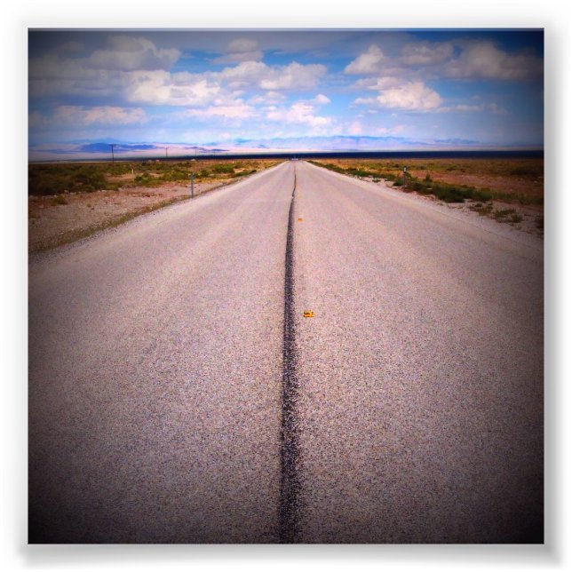 Impression Photo Vacances d'été en road trip 4x4 carré  (Devant)