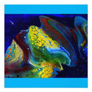 Impression Photo Vague stellaire (peinture acrylique)