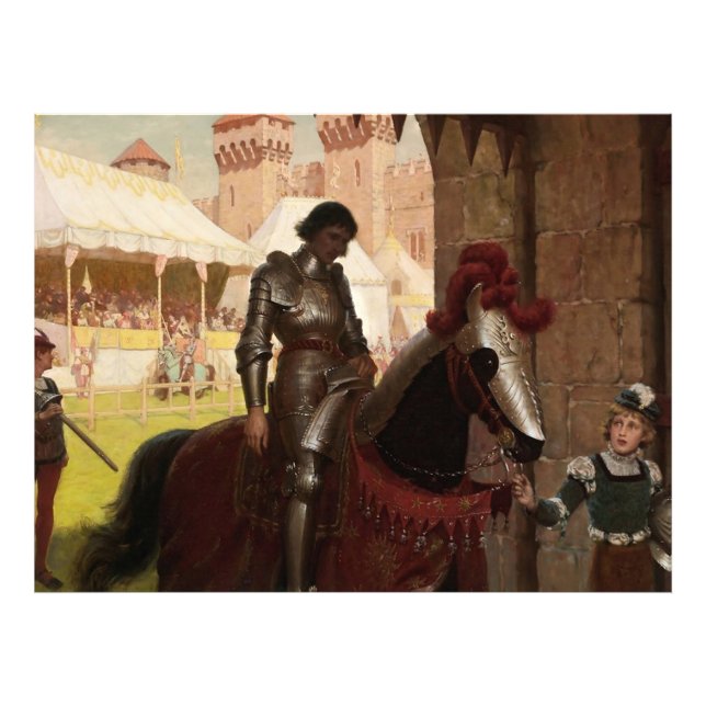 Impression Photo « Vaincu » par Edmund Blair Leighton (Devant)