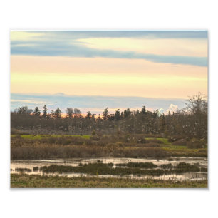 Impression Photo Vallée de l'île de Guemes, île de Guemes
