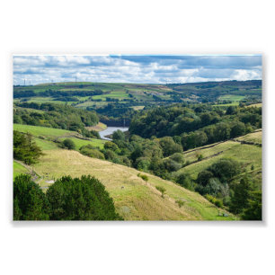 Impression Photo Vallée et barrage de Ryburn