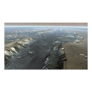Impression Photo Valles Marineris, le Grand Canyon de Mars