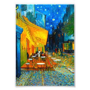 Impression Photo Van Gogh Café Terrace at Night