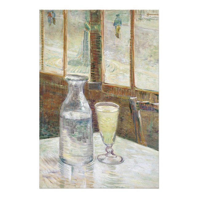 Impression Photo Van Gogh Classique Café Parisien Absinthe Art (Devant)