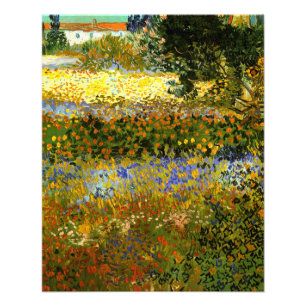 Impression Photo Van Gogh - Flower Garden, impressionnisme