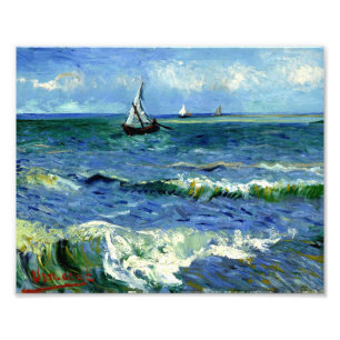 Impression Photo Van Gogh - Paysage marin, célèbre peinture