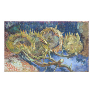 Impression Photo Van Gogh Quatre Tournesols Fanés Beaux-Arts