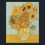 Impression Photo Van Gogh Sunflowers<br><div class="desc">Vincent Van Gogh - Vase avec 12 tournesols.</div>