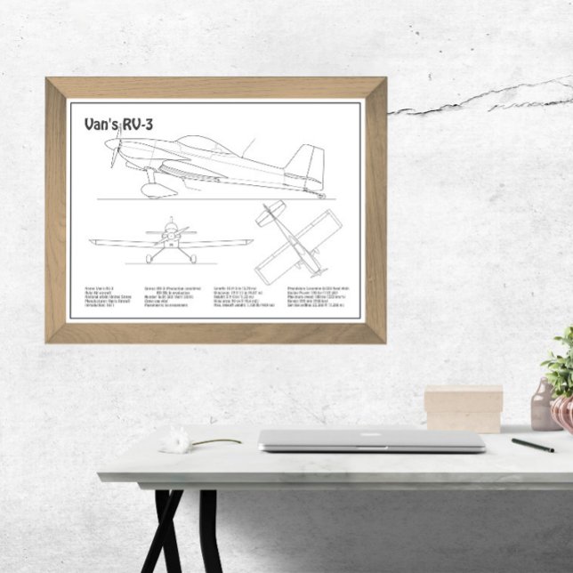 Impression Photo Van’s RV-3 - Plans de plan d’avion BD (Créateur téléchargé)