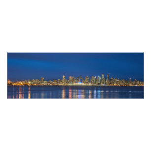 Impression Photo Vancouver la nuit