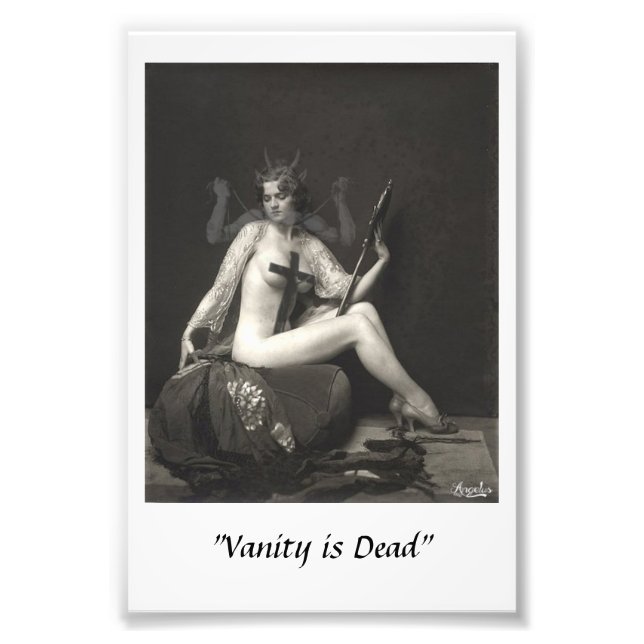 Impression Photo "Vanity is Dead" (Devant)