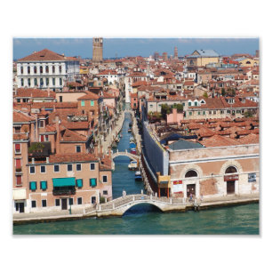 Impression Photo Venise Italie, Canaux, Ponts, Bateaux