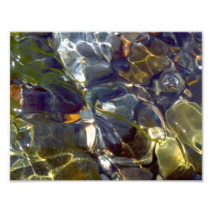 Impression Photo Verre souillé coloré abstrait élégant