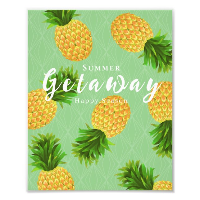 Impression Photo Vert ananas (Devant)