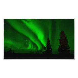 Impression Photo vert aurora-boréale