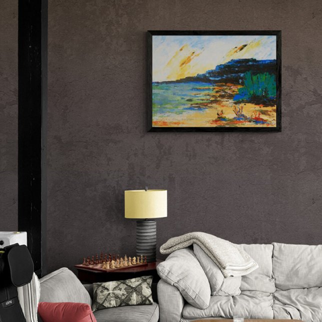 Impression Photo Vibrant Coastal Landscape (Créateur téléchargé)