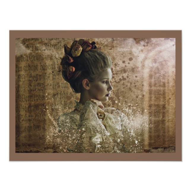 Impression Photo Victorian Ghost Lady in Waiting (Devant)