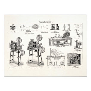 Impression Photo Vieille cinématographie antique vintage