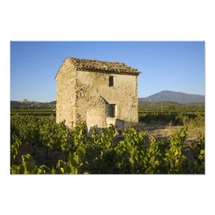 Impression Photo Vieille maison dans le Comtat Venaissin, Vaucluse,