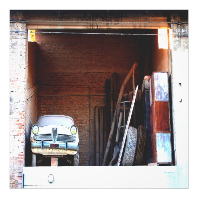 Impression Photo Vieille voiture (Devant)