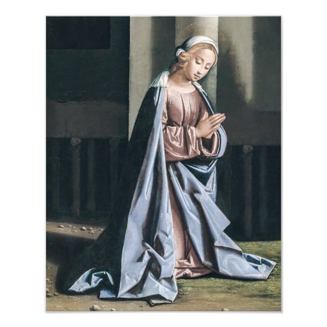 Impression Photo Vierge religieuse Marie Madone Œuvre d'art (Devant)