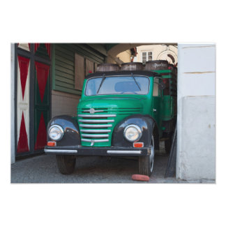 Impression Photo Vieux camion avec bière - imprimer