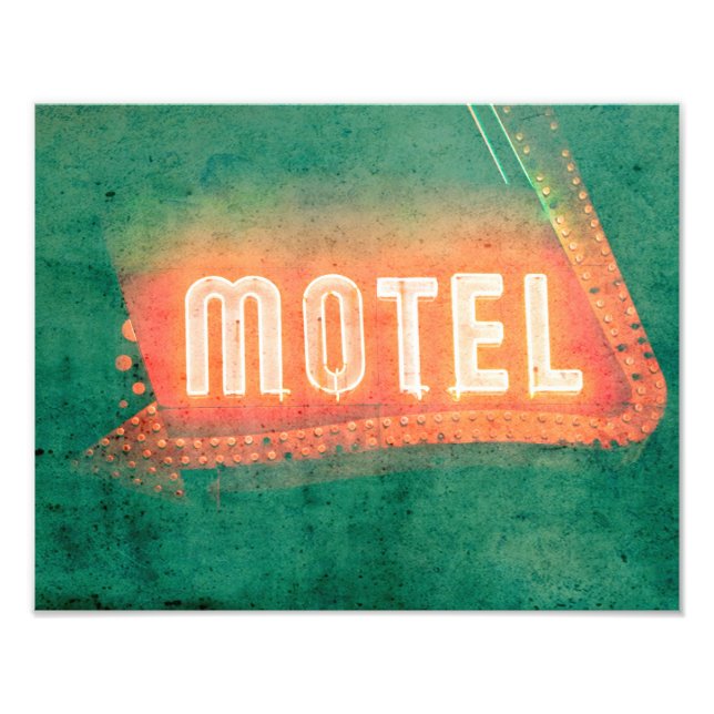 Impression Photo Vieux motel (Devant)