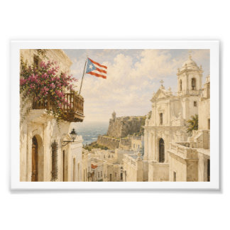 Impression Photo Vieux San Juan Porto Rico Forteresse El Morro