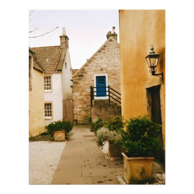 Impression Photo Village de Culross, Fife, Écosse (Devant)