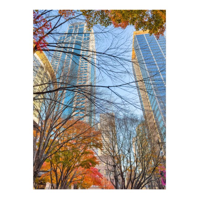 Impression Photo Ville d'automne (Devant)
