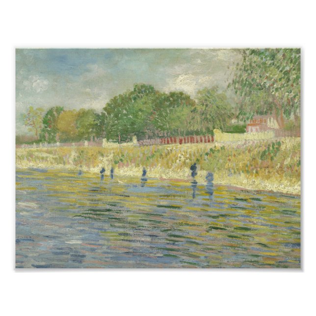 Impression Photo Vincent van Gogh - Banque de la Seine (Devant)