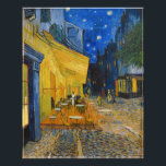 Impression Photo Vincent van Gogh - Café Terrasse en soirée<br><div class="desc">Café Terrasse sur la Place du Forum à la Nuit - Vincent van Gogh,  1888</div>