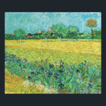 Impression Photo Vincent van Gogh - Champ avec Iris près d'Arles<br><div class="desc">Champ avec Irises près d'Arles / Vue d'Arles avec Irises dans l'avant-plan - Vincent van Gogh,  Huile sur toile,  1888</div>