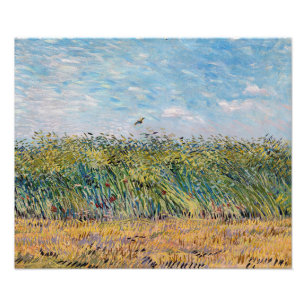 Impression Photo Vincent van Gogh - Champ de blé avec une lark