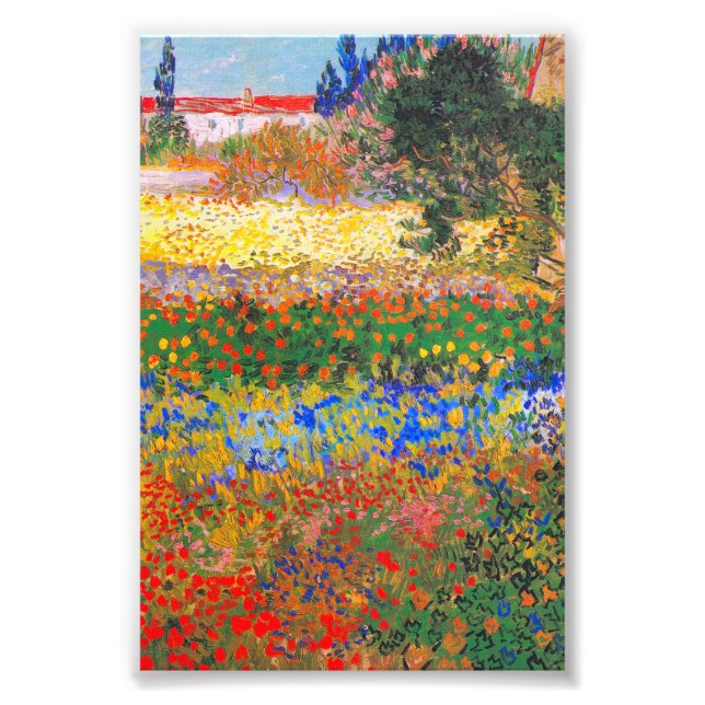 Impression Photo Vincent Van Gogh Flower Garden (Devant)